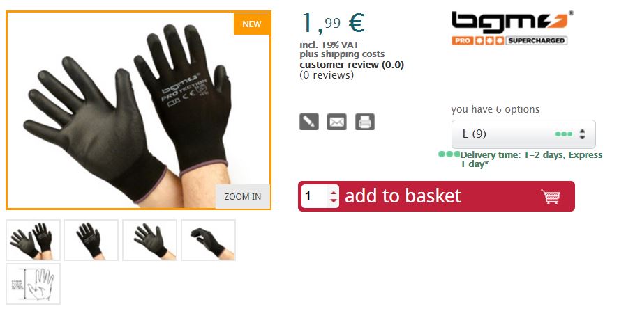 bgm gloves