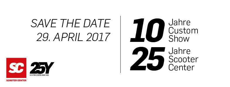 Save the Date: Scooter Customshow 2017