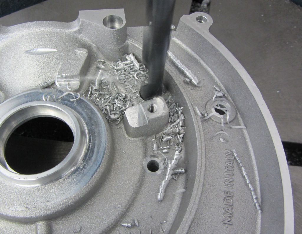 Engine casing drill Vespa racing engine Smallframe Quattrini FALC