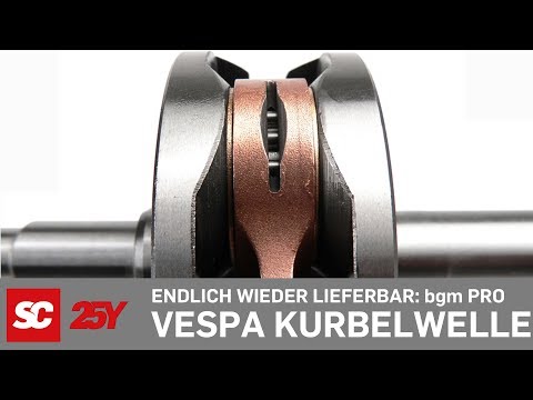 bgm PRO Kurbelwelle Vespa beim Scooter Center lieferbar!