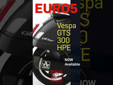 Arrow Auspuff Euro5 Vespa GTS 300