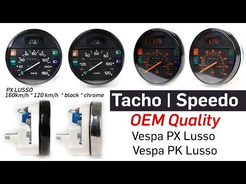 Premium Vespa Tacho für Vespa PX Lusso und PK - OEM Erstausrüster-Qualität