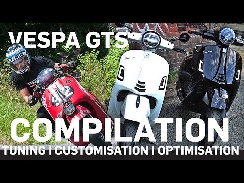 Best Vespa GTS Custom TOP Vespa GTS Umbau Vespa GTS 300 Tuning Compilation