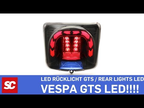 LED Vespa GTS Rücklicht Rear Lights MN505EB