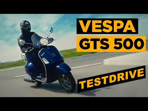 Vespa GTS 500 Testfahrt 🔥