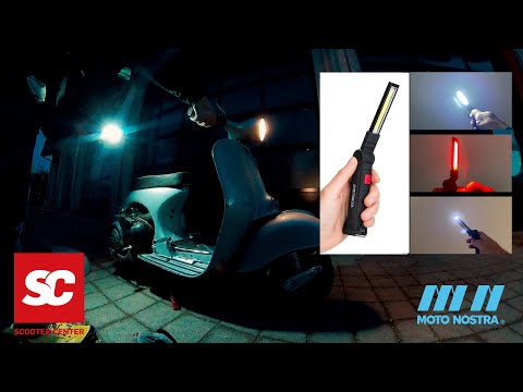 Notfall LED Taschenlampe / Arbeitsleuchte COB LED von MOTO NOSTRA