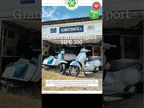 @ScooteringMagazineChannel and the #vespa300 #bgm project!