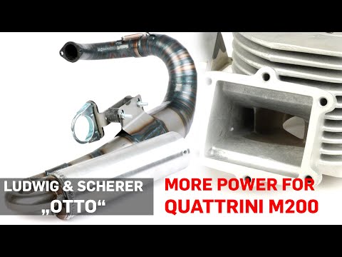 Quattrini M200 Auspuff Ludwig &amp; Scherer OTTO 💪 VIEL MEHR LEISTUNG!