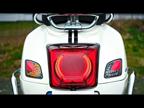 LED Blinker Moto Nostra &amp; Rücklichtrahmen Vespa GTS 300 “Ace“ Teil 10