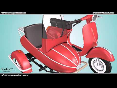 Scooter sidecar fitment instructions video