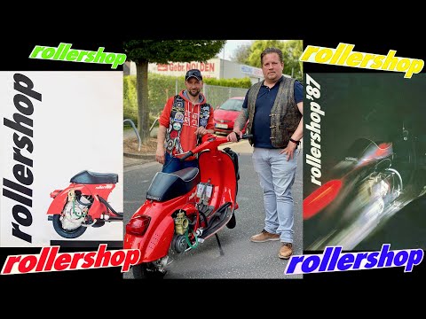 Rollershop Vespa Roller Zirri 80er und 90er Jahre beim Scooter Center Open Day