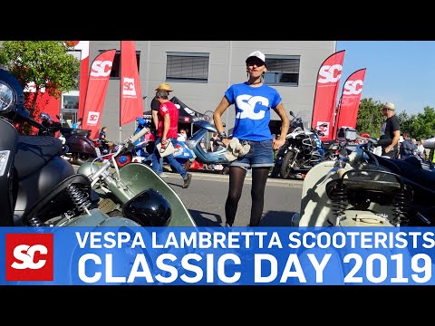Vespa &amp; Lambretta @ Scooter Center Classic Day 2019 Interviews / 58PS Vespa