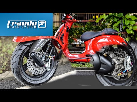 FRANDO Vespa GTS Bremse | Bremszange Vespa GTS von FRANDO 2/4 Kolben