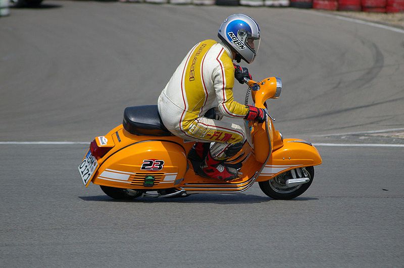 Oliver Kluger Vespa Racing Nurburgrin 2009