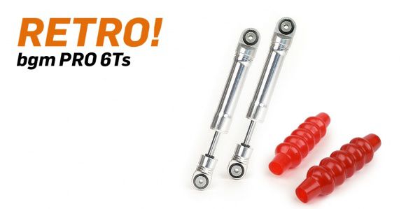 Front shock absorber -BGM PRO 6Ts- Lambretta LI, LIS, SX, TV (series 2-3), DL, GP - silver