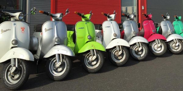 použité koloběžky Vespa na Scooter Center