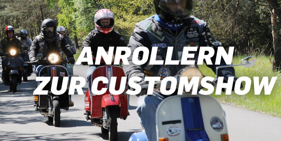 Rollend in Aken Keulen naar de custom show