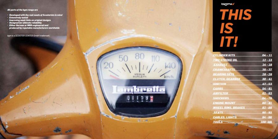 bgm Vespa Lambretta-catalogus