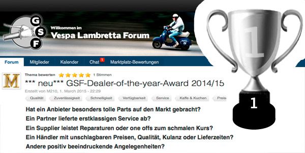 Bester Scootershop 2015