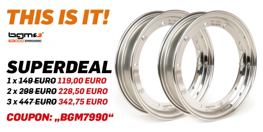 stainless steel vespa rims discount