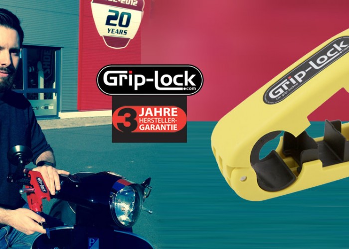 Scooter driver gift idea - Grip-Lock the safety lock for scooters