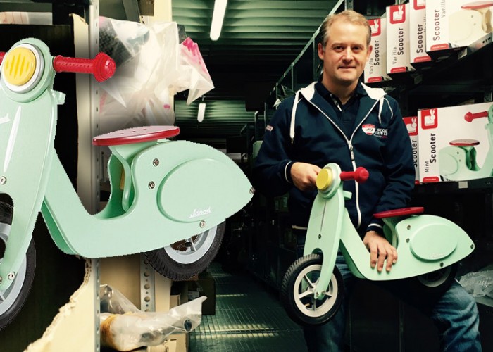 Rollerfahrer Geschenkidee – Vespa Laufrad