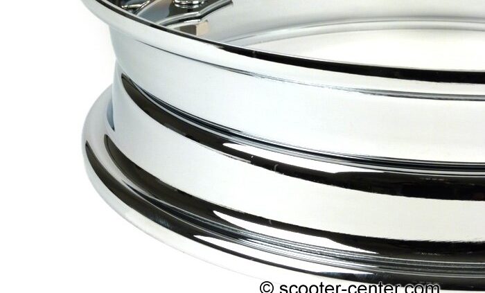 Rim -BGM ORIGINAL- Lambretta LI series 1-3, LI S, SX, TV series 2-3 - chrome article no. BGM7960C