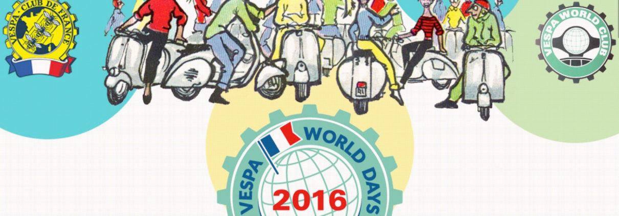 Video Vespa World Days At the moment everything is looking towards France, first the Vespa World Days and now the European Football Championship. We have the VWD? 16 video for you here: