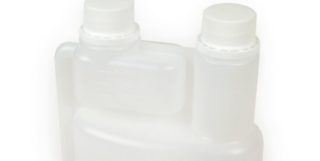 Oil measuring cup - dosing bottle -BGM PRO 1000ml- with dosing chamber and two closures
