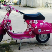 Vespa with electric motor