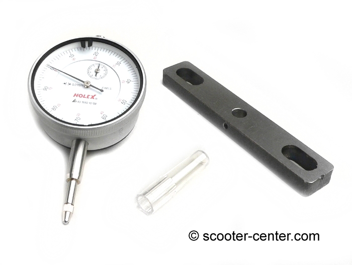 Reloj comparador -UNIVERSAL 0,01-10mm- con soporte articulo no. 8099009