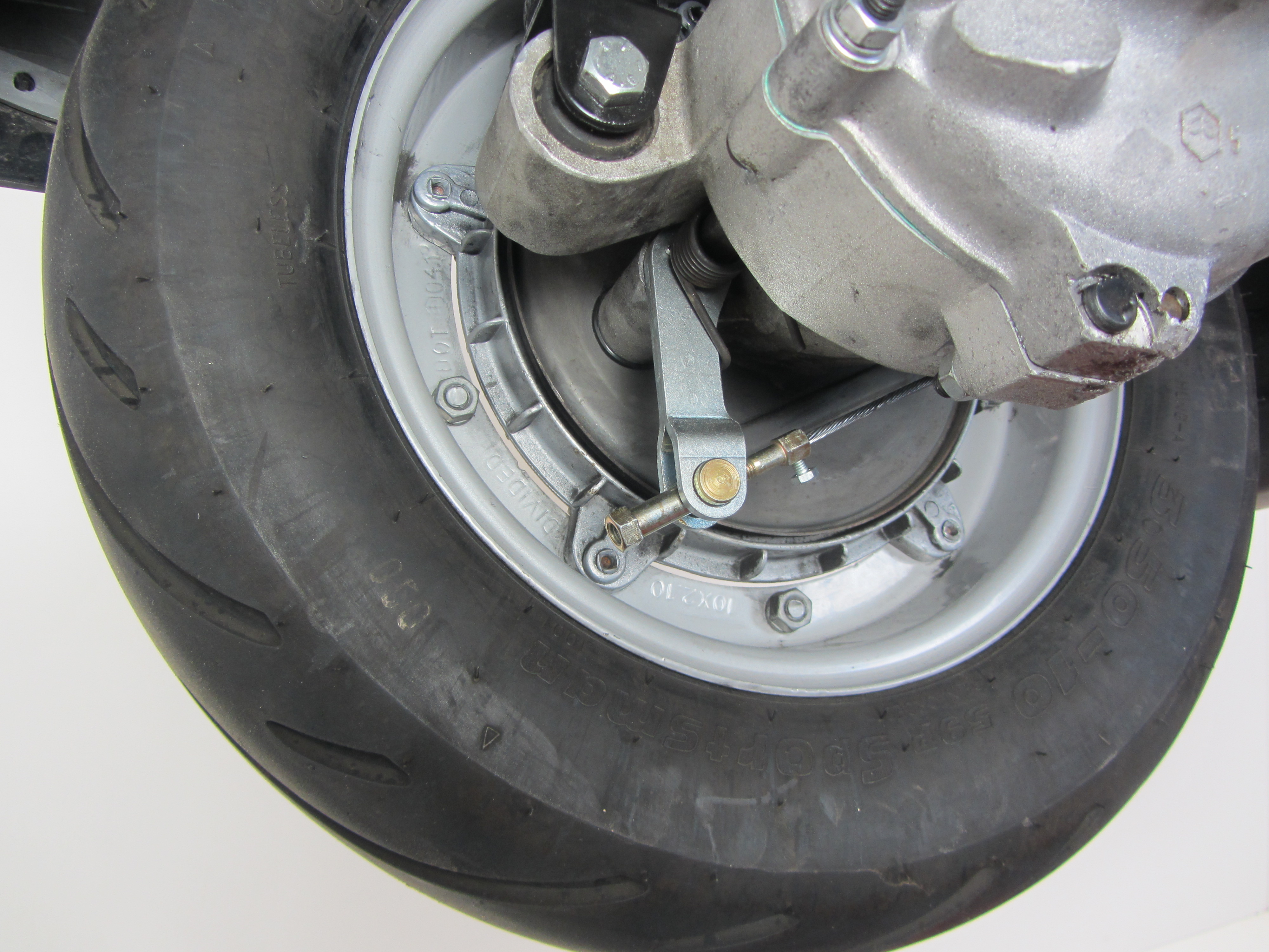 Vespa Bremsarm hinten umrüsten auf T5 einstellbar für Vespa PX, Rally, Sprint,