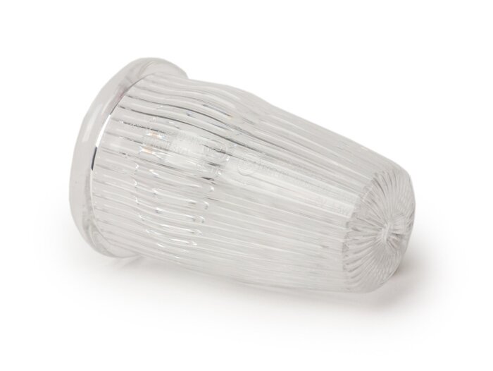 Clignotants de fin de guidon en verre Vespa LED blanc clair