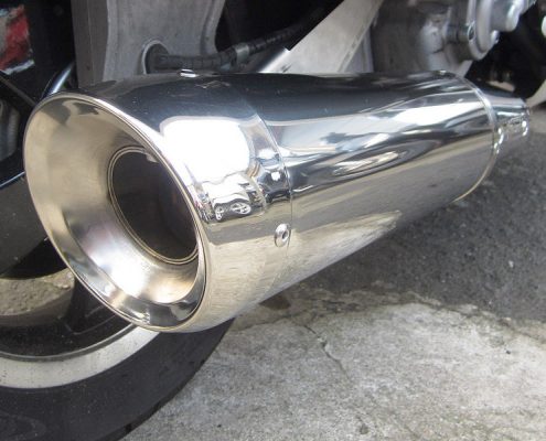 Vespa GTS exhaust stainless steel Spark