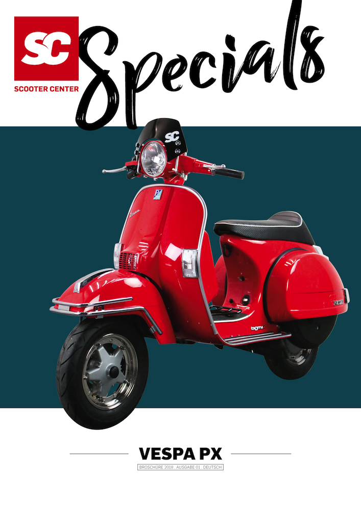 Vespa PX Specials Flyer - ALL YOU NEED - alles für Deine Vespa PX