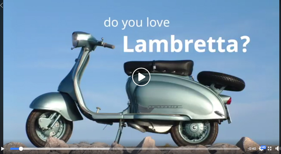 Sticky Lambretta handmatige video