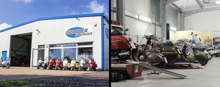 Scooter és szerviz Vespa Tuning Hamburgból, most Scooter Center elérhető