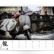 Vespa Eisbachsurfer Vespa Monaco Calendario 2019