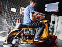 Motor scooter test bench opened at the aftermarket