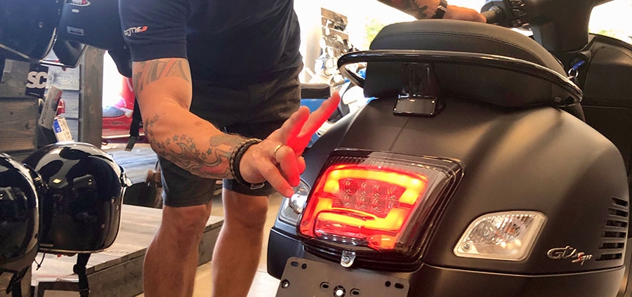 Fanale posteriore a LED Vespa GTS 2019