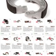 BGM PRO brake shoes available for many scooter models