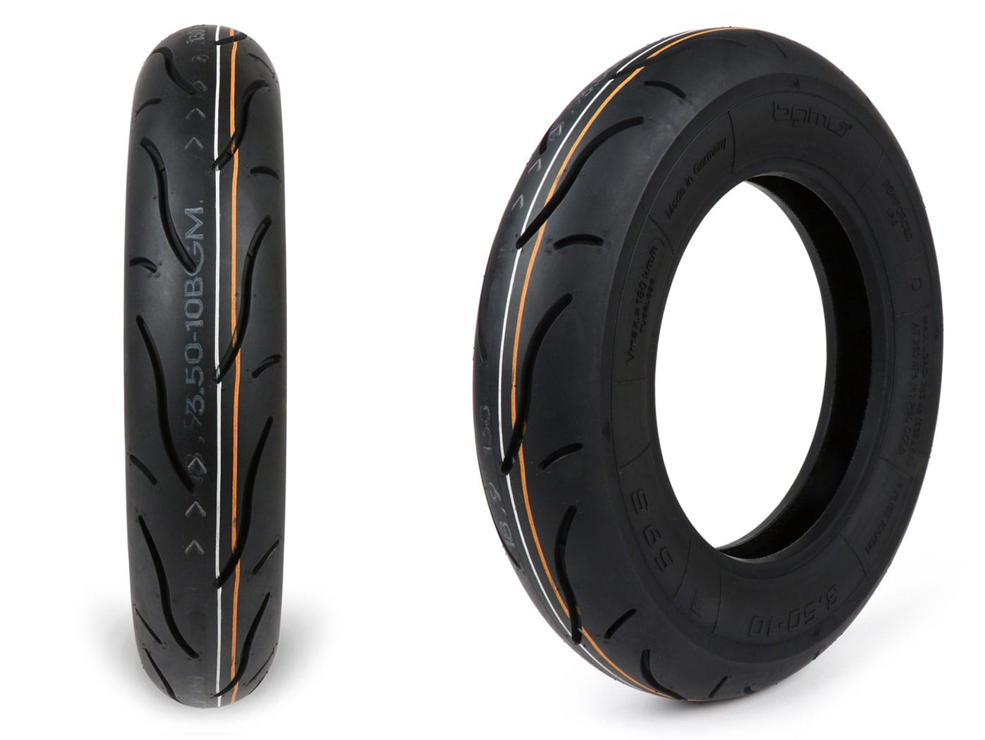 2 StüCke 10X2,125 Schlauch Reifen Roller Reifen für 10 Zoll Schwebe Brett F T3W7 