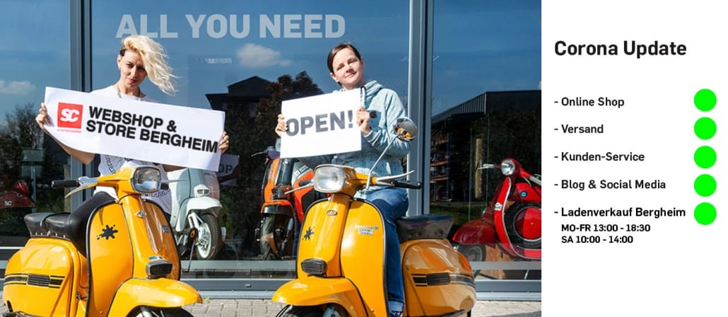 Scooter Center νέες ώρες λειτουργίας