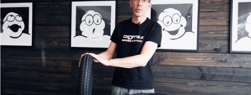 Neumáticos de scooter bgm Classic en el video
