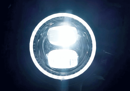 Vespa PX LED headlight animation
