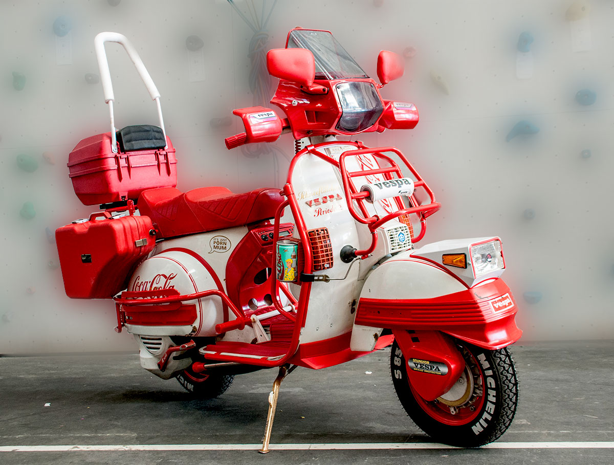 Vespa PX tartozékokkal