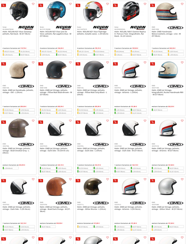 Helm Sale 30% Show MORE