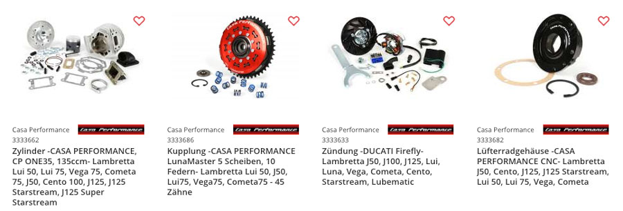 Casa Performance Lambretta LUI Tuning