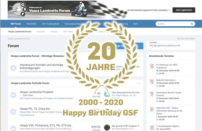 Happy Birthday German Scooter Forum