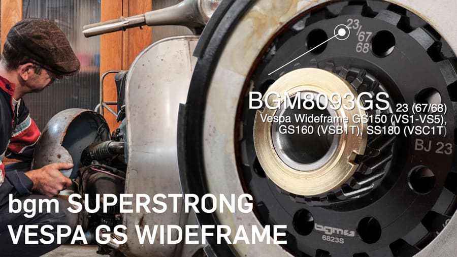 bgm SUPERSTRONG Kupplung für Vespa Wideframe Vespa GS150/GS160 und SS180 Motoren